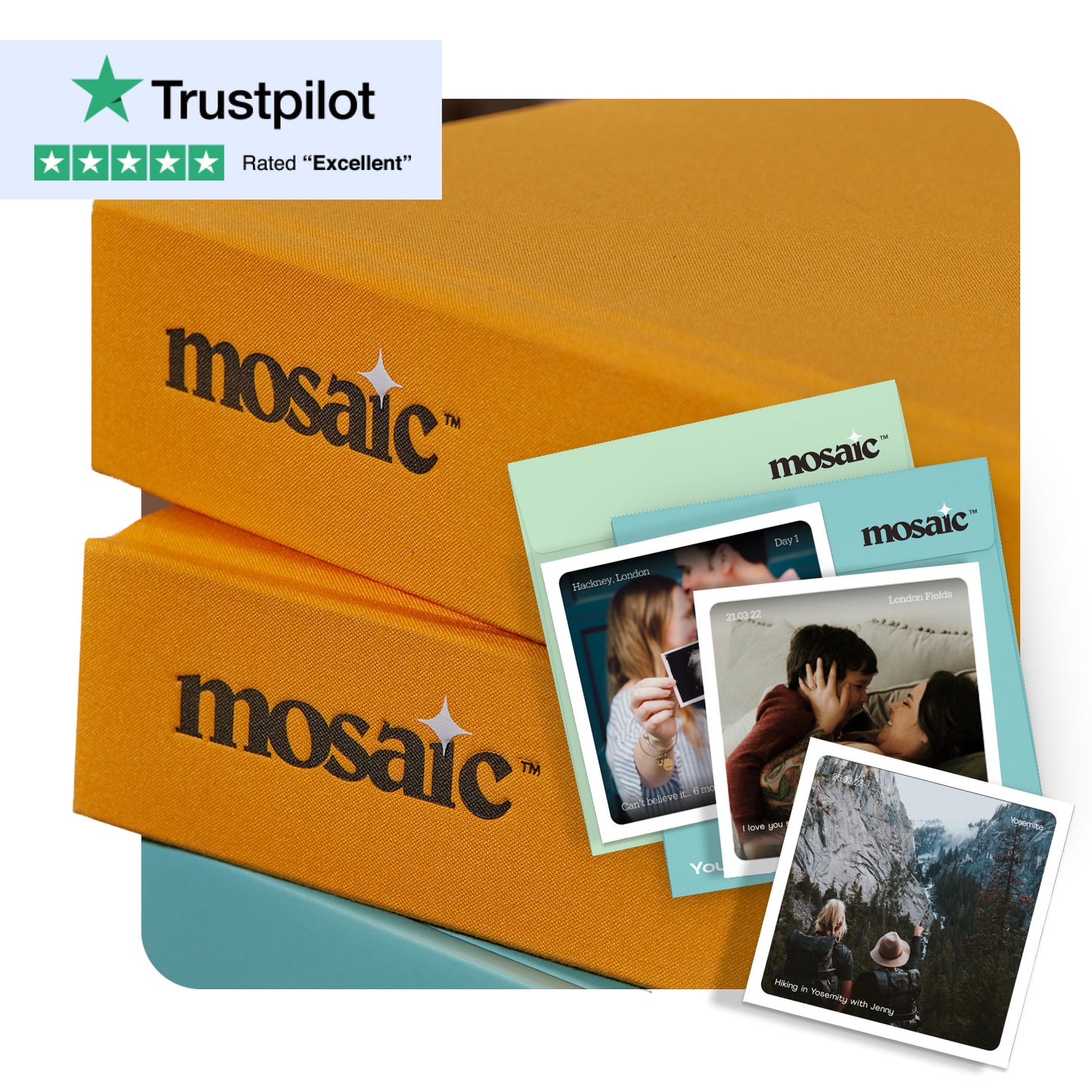 Mosaic Album + Monthly Photo Deliveries